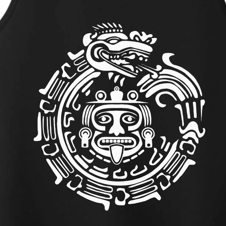 Quetzalcoatl Maya Aztec Ancient Symbol Performance Tank