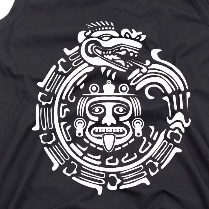 Quetzalcoatl Maya Aztec Ancient Symbol Tank Top