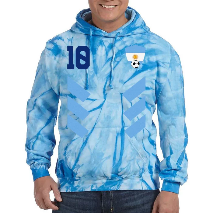 Que Mira´Bobo Argentina 10 Tie Dye Hoodie