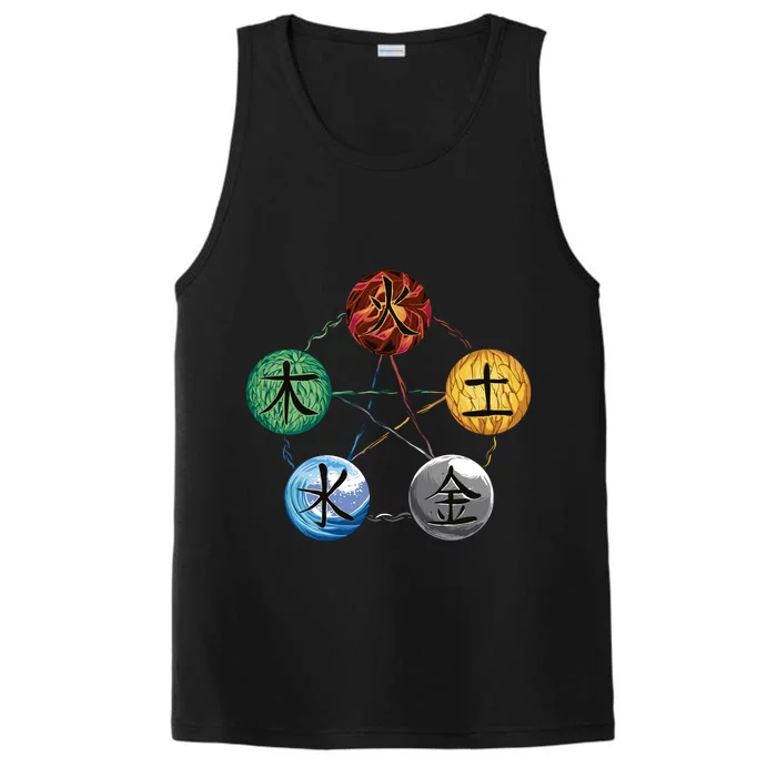 Qigong Martial Arts Elements Performance Tank