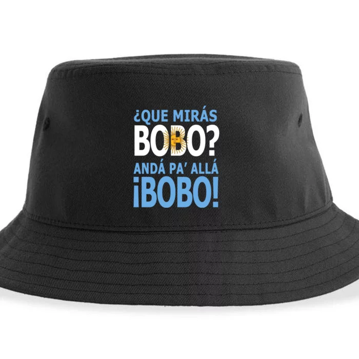 Que Mira´Bobo Argentina 10 Sustainable Bucket Hat