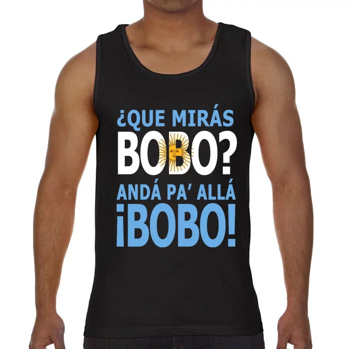 Que Mira´Bobo Argentina 10 Comfort Colors® Tank Top