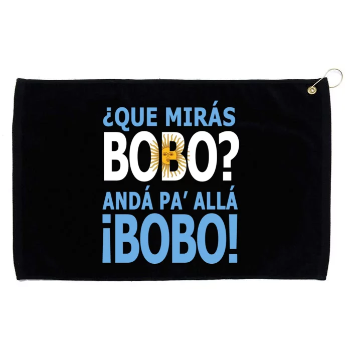 Que Mira´Bobo Argentina 10 Grommeted Golf Towel