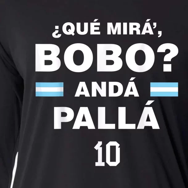 Que Mira´Bobo - Argentina 10 Cooling Performance Long Sleeve Crew