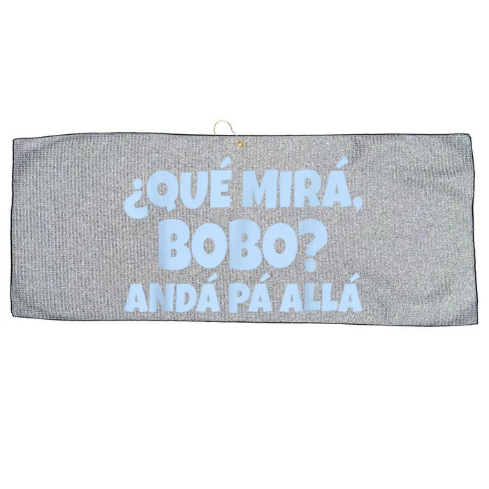 Qué Miras Bobo Qué Mira Bobo Large Microfiber Waffle Golf Towel