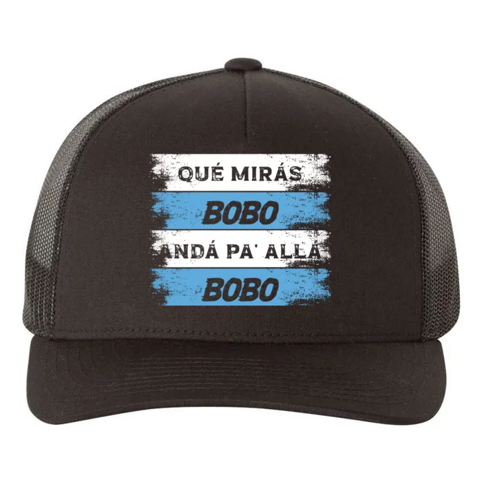 Qué Miras Bobo Qué Mira Bobo Trending Design Yupoong Adult 5-Panel Trucker Hat