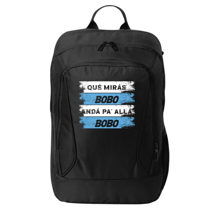 Qué Miras Bobo Qué Mira Bobo Trending Design City Backpack