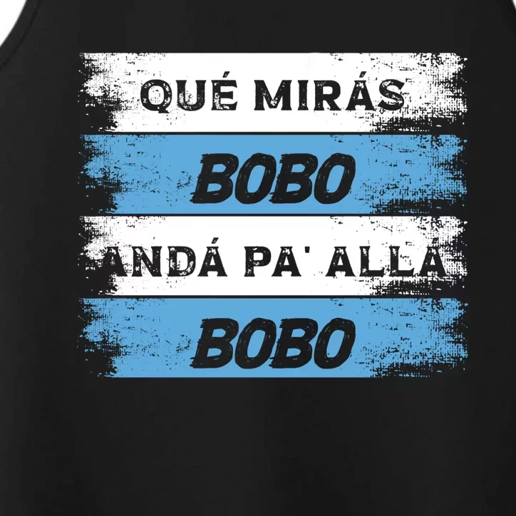 Qué Miras Bobo Qué Mira Bobo Trending Design Performance Tank