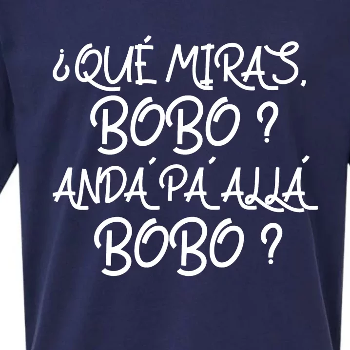 Qué Miras Bobo Qué Mira Bobo Viral Meme Sueded Cloud Jersey T-Shirt