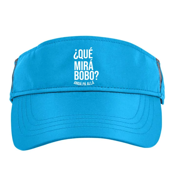 Qué Miras Bobo Qué Mira Bobo Gift Design Adult Drive Performance Visor