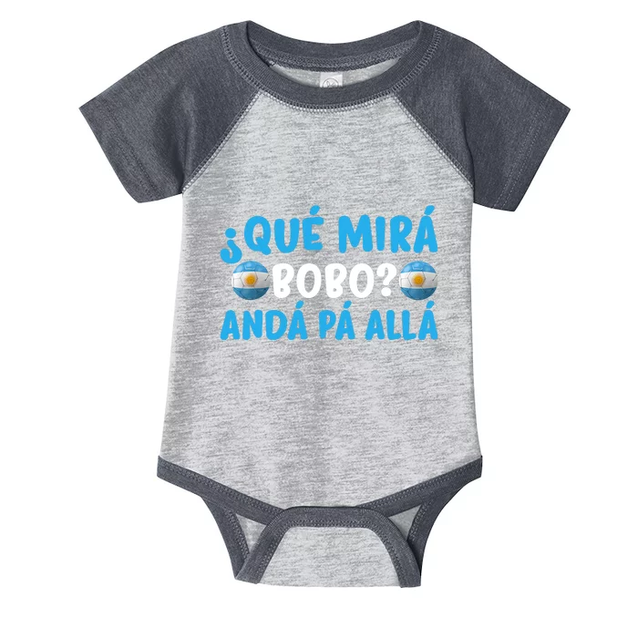 Qué Mira Bobo,Qué Miras Bobo Funny And Viral Meme Argentina Infant Baby Jersey Bodysuit