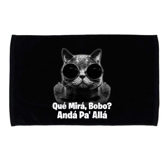 Qué Mirás Bobo, Andá Pa' Allá Funny Speech Argentina Flag Vintage Microfiber Hand Towel