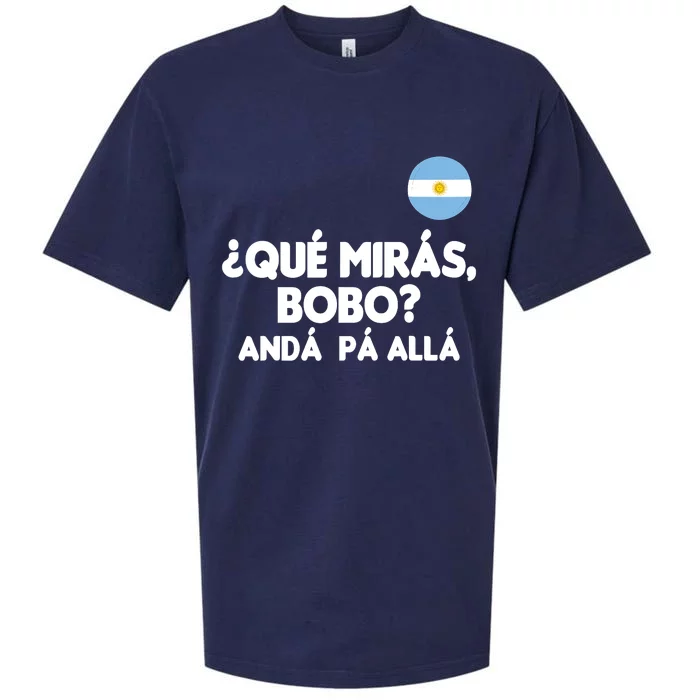 Qué Miras Bobo Qué Mira Bobo Gift Sueded Cloud Jersey T-Shirt