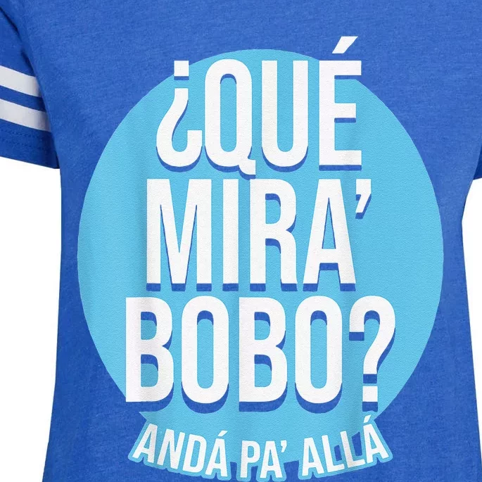 Qué Miras Bobo, Qué Mira Bobo Costume Enza Ladies Jersey Football T-Shirt