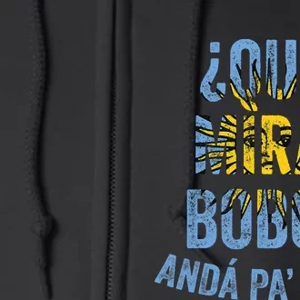 Qué Miras Bobo, Qué Mira Bobo Costume Full Zip Hoodie