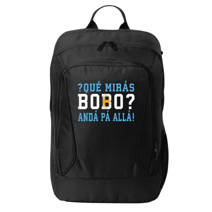 Qué Mirás Bobo, Andá Pa' Allá Funny Speech City Backpack