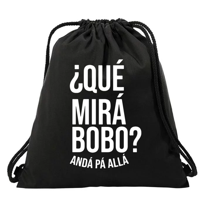 Qué Miras Bobo Qué Mira Bobo Argentina Drawstring Bag