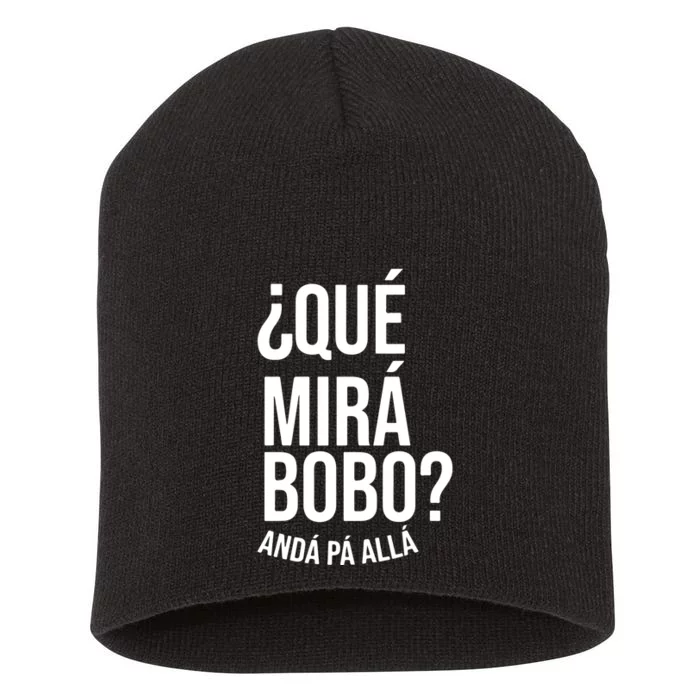 Qué Miras Bobo Qué Mira Bobo Argentina Short Acrylic Beanie