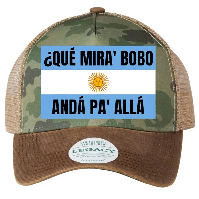 Qué Mirás Bobo, Andá Pa' Allá Funny Speech Legacy Tie Dye Trucker Hat