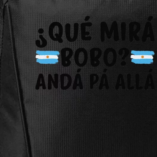 Qué Miras Bobo Qué Mira Bobo Argentina City Backpack