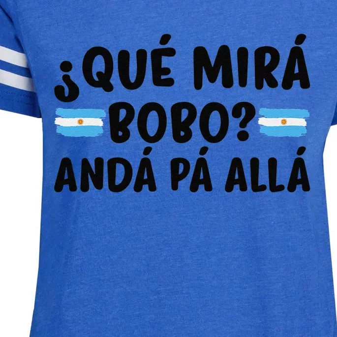 Qué Miras Bobo Qué Mira Bobo Argentina Enza Ladies Jersey Football T-Shirt