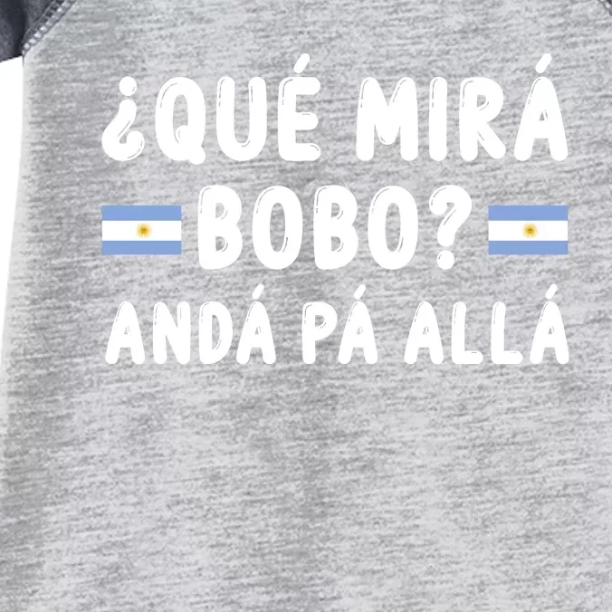 Qué Mira Bobo Qué Miras Bobo Argentina Soccer Infant Baby Jersey Bodysuit