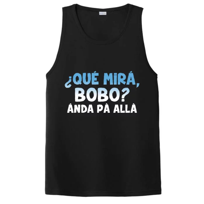 Qué Miras Bobo Argentina Qué Mira Bobo Trending Performance Tank