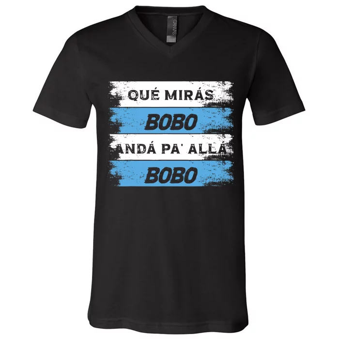 Qué Miras Bobo Qué Mira Bobo V-Neck T-Shirt