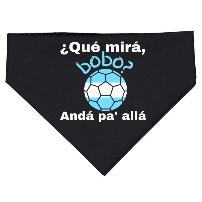 Qué Miras Bobo, Qué Mira Bobo Andá Pa' Allá Funny Speech USA-Made Doggie Bandana