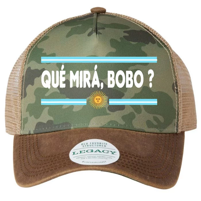 Qué Miras Bobo ? Tee Funny Saying Humor Qué Miras Bobo Legacy Tie Dye Trucker Hat