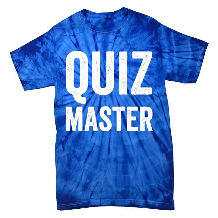 Quiz Master Cool Gift Trivia Night Game Show Host Gift Cool Gift Tie-Dye T-Shirt