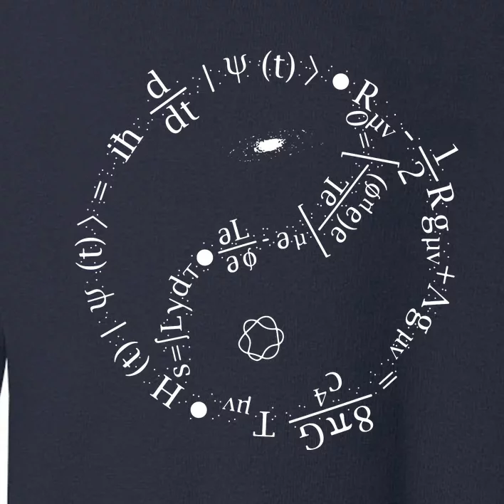 Quantum Mechanics Formula String Theory Maths Universe Toddler Sweatshirt