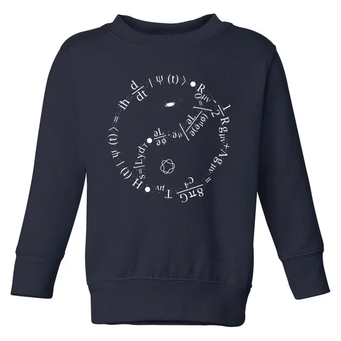 Quantum Mechanics Formula String Theory Maths Universe Toddler Sweatshirt