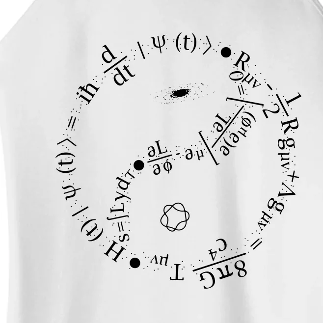 Quantum Mechanics Formula String Theory Maths Universe Women’s Perfect Tri Rocker Tank