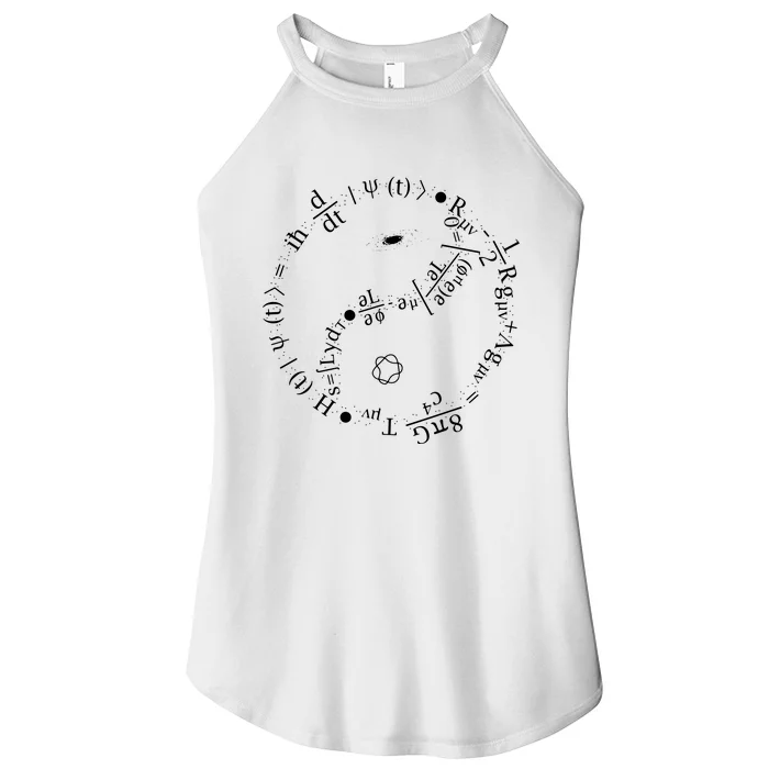 Quantum Mechanics Formula String Theory Maths Universe Women’s Perfect Tri Rocker Tank