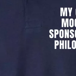 Quote My Good Mood Is Sponsored By Philosophy Funny Saying Gift Softstyle Adult Sport Polo