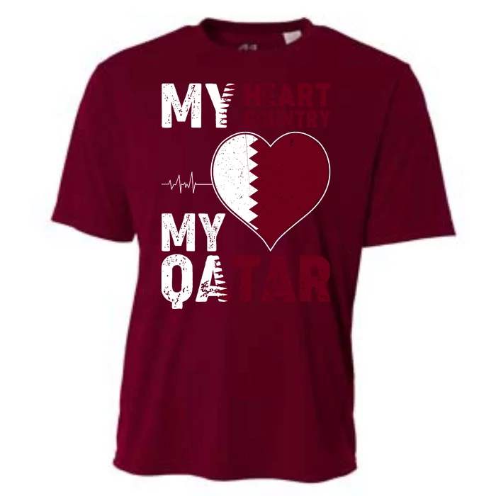 Qatar My Heart My Country Cooling Performance Crew T-Shirt