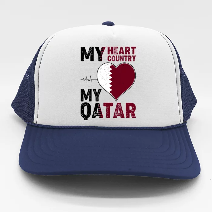 Qatar My Heart My Country Trucker Hat