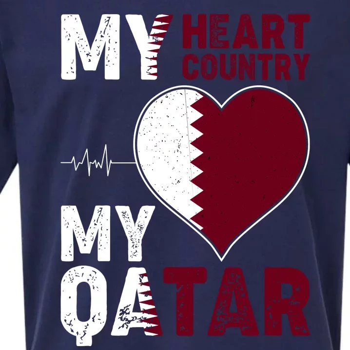 Qatar My Heart My Country Sueded Cloud Jersey T-Shirt