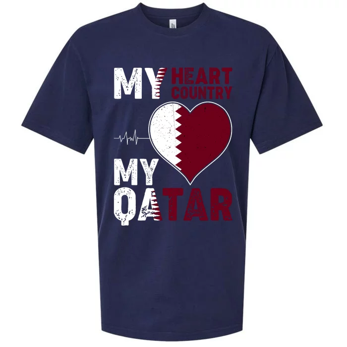 Qatar My Heart My Country Sueded Cloud Jersey T-Shirt