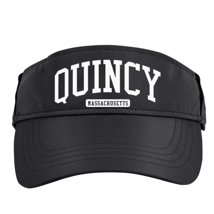 Quincy Massachusetts Ma College Style Adult Drive Performance Visor