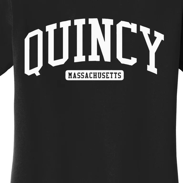 Quincy Massachusetts Ma College Style Women's T-Shirt