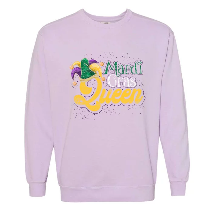 Queen Masquerade Party Costume Gift Mardi Gras Gift Garment-Dyed Sweatshirt