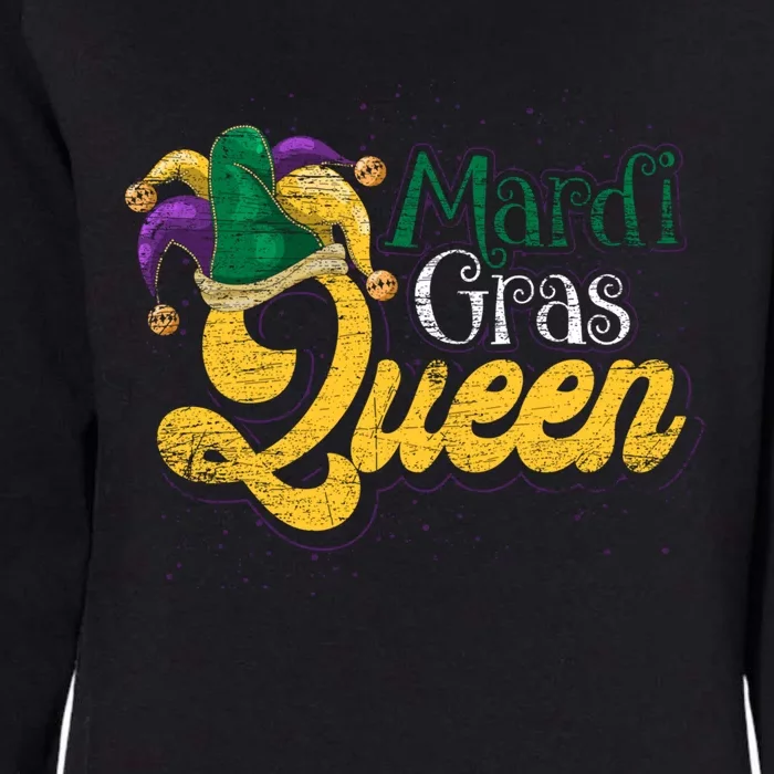 Queen Masquerade Party Costume Gift Mardi Gras Gift Womens California Wash Sweatshirt