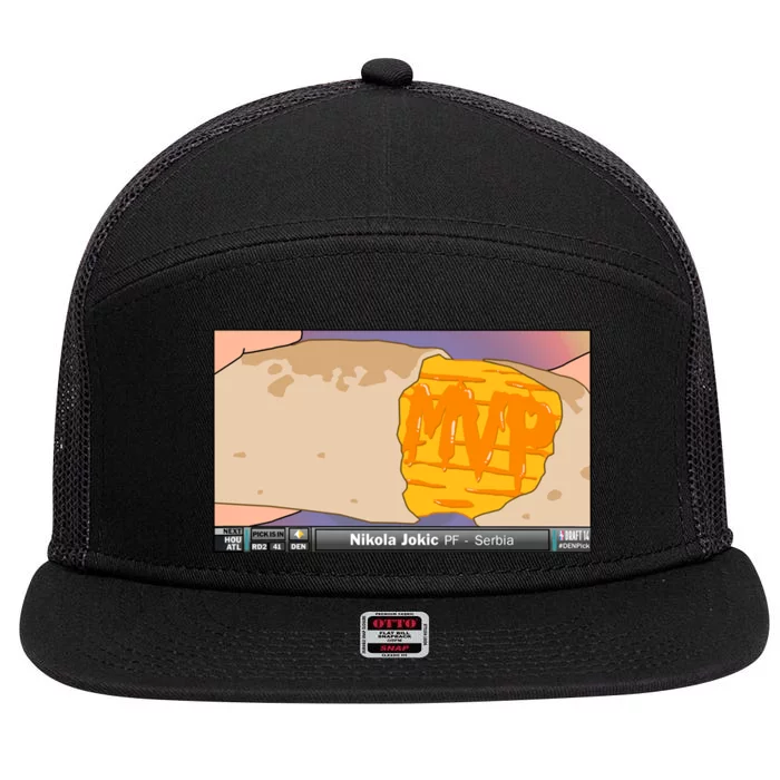 Quesarito Mvp 7 Panel Mesh Trucker Snapback Hat