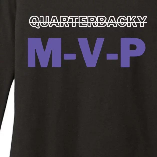 Quarterbacky Mvp Womens CVC Long Sleeve Shirt