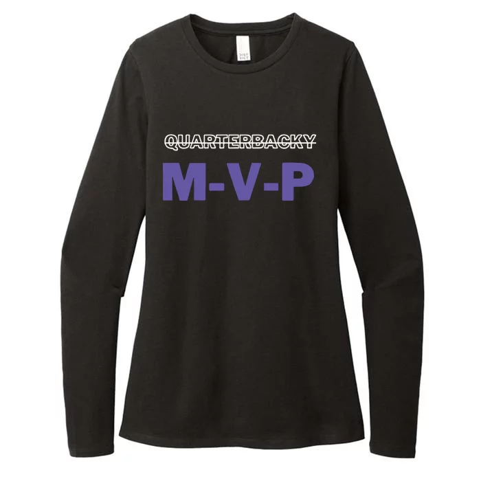 Quarterbacky Mvp Womens CVC Long Sleeve Shirt