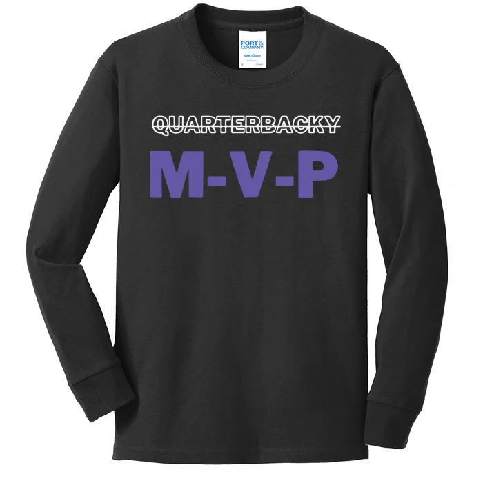 Quarterbacky Mvp Kids Long Sleeve Shirt