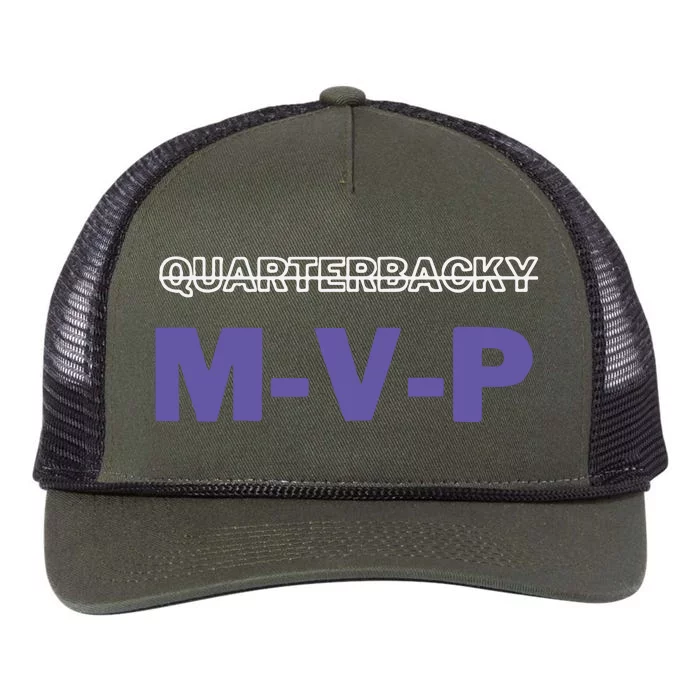 Quarterbacky Mvp Retro Rope Trucker Hat Cap