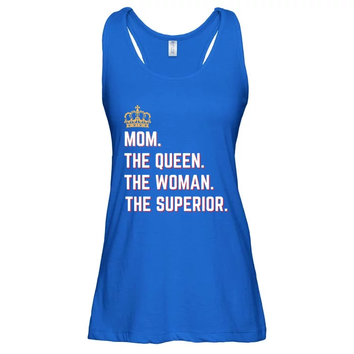 Queen Mom The The Queen The Superior Mama Appreciation Cute Gift Ladies Essential Flowy Tank